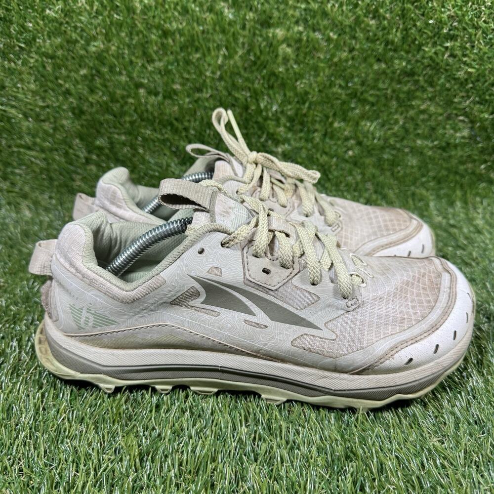 Altra Lone Peak 6 Women’s Size 7.5 Green White AL0A548E130 Trail Running Shoes